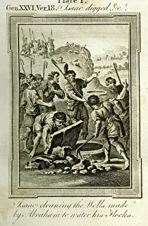 1780s: Isaac cleaning the wells