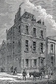 Appeared: Isaac Newton's (1642-1727) house on the corner