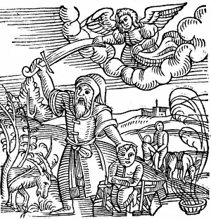 Saved: Isaac being saved from sacrifice by Abraham by