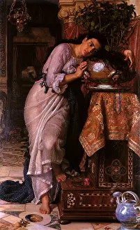 Keats: Isabella and the Pot of Basil, by Holman Hunt