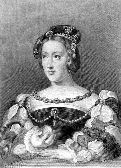 Engaving: Isabella, Queen Consort of Spain