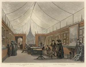 Isabey: Isabey's Exhibition Rooms 1820