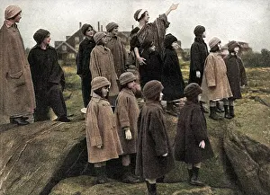 Isadora: Isadora Duncan teaching children at Rye, New York, WW1
