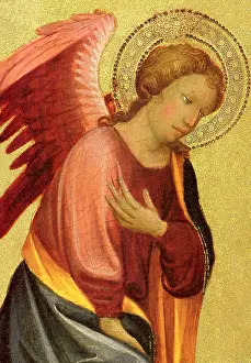 Isaiah: Isaiah with Two Angels (detail)