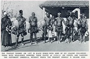 Isaiah: Isaiah Shembe with followers