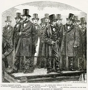 Brunel: Isambard Kingdom Brunel at first launch 1857