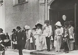 Teschen: Ischl. The members of the Imperial