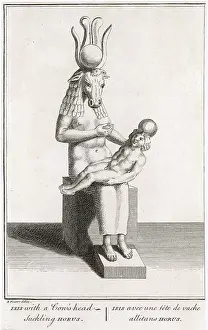 Emphasises: ISIS WITH COW'S HEAD