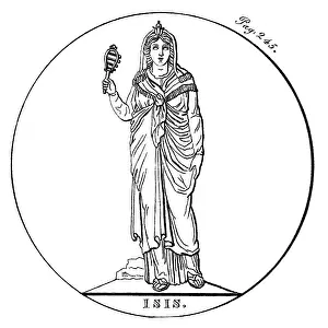 Sistrum: Isis, Egyptian goddess