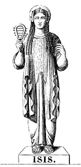 Sistrum: Isis, Egyptian goddess