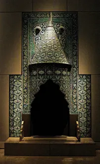 Glazed: Islam. Tilework Chimneypiece, Turkey, probably Istanbul, 173