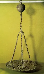 Granada: Islamic art. Spain. Bronze lamp