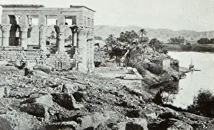 Philae: The Island of Philae before the Assuan Dam