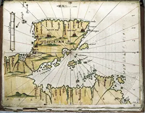 Meso: Islario General (16th c.), work by Alonso de