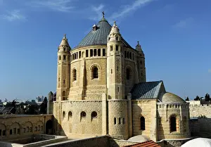 Zion: Israel. Jerusalem. Dormition Abbey. Architect Theodor Sandel