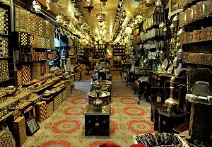 Israeli: Israel. Jerusalem. Interior of a shop