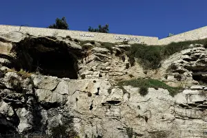 Crucifixion: Israel. Jerusalem. Mound - possibly the real Golgotha or Cal