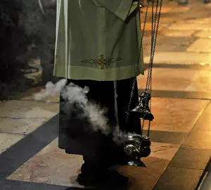 Parson: Israel. Jerusalem. Priest uses incense