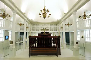 Synagogue: Israel Museum. Jerusalem. Room dedicated to Hebrew synagogue