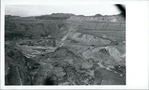 Timna: Israel Timna copper mine - open mining (near Eileth)