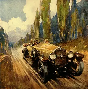 Headlights: Issotta-Fraschini car