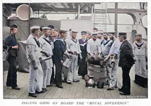 Grog: ISSUING GROG TO NAVY