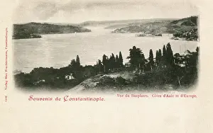Fruchtermann: Istanbul, Turkey - Bosphorous from the Ridges of Nakkastepe