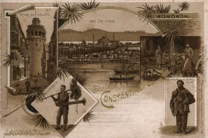 Haggia: Istanbul, Turkey - Galata Tower, Water Carrier, Chimneysweep