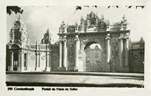 Sultans: Istanbul, Turkey - The Gate of the Dolmabahce Palace