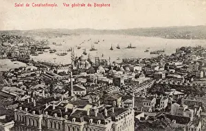 Yeni: Istanbul, Turkey - General View looking toward the Bosphorus