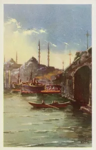 Ferryboat: Istanbul, Turkey - The Yeni Cami Mosque
