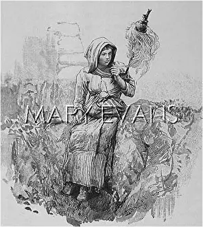 Distaff: ISTRIAN GIRL SPINNING