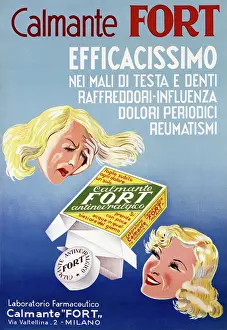 Pharmaceuticals: Italian advertisement for Calming Fort