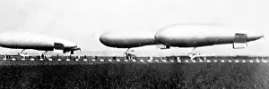 The Keasbury-gordon Photograph Archive Collection: Italian airships, possibly 1920s
