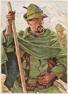 Deutschlands: ITALIAN ALPINE SOLDIER