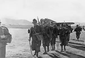 Alpini: Italian Alpine troops at the front in Greece, 1940