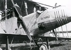 Caproni: Italian Caproni Ca.5 bomber plane, WW1