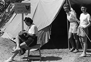 Names: Italian colonial camp in the colony of Libya, around 1940