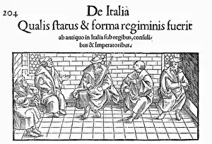 Purports: ITALIAN COURT SCENE