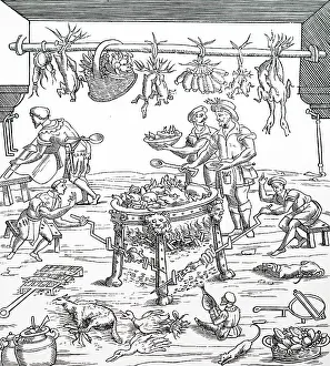 Cooks: An Italian kitchen