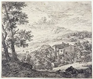 1678: Italian landscape with a donkey