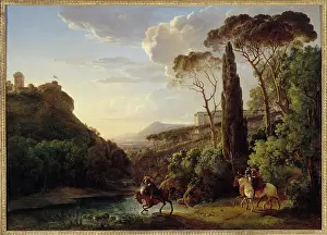 1806: Italian Landscape with three knights