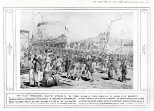 Troopship: Italian mobilisation in Tunis, 1915