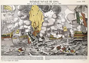 Navies: Italian Unification. Battle of Lissa (July 20