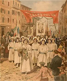 Marino: Italian wine procession, 1926