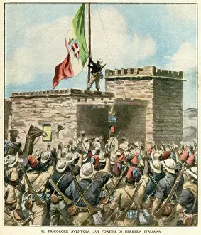 Triumphantly: ITALIANS TAKE BERBERA