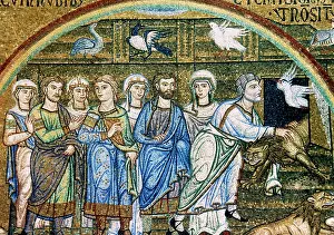 Genesis: Italiy. Venice. Saint Mark's Basilica. Noah's Ark. Mosaic. 1