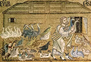 Genesis: Italiy. Venice. Saint Mark's Basilica. Noah's Ark. Mosaic. 1