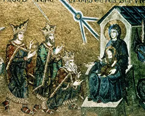 Nativity: Italiy. Venice. Saint Mark's Basilica. Epiphany. Mosaic. 12t