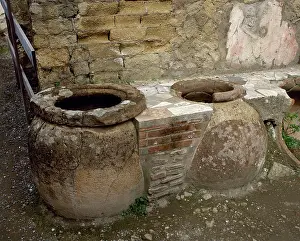 Distinctive: Italy. Herculaneum. Thermopolium